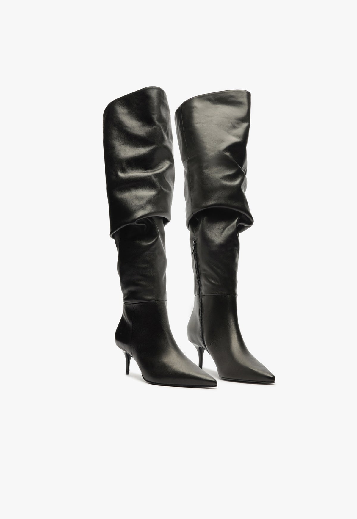 Ashlee Mid Over The Knee Boots for Women - Stylish High Heel Thigh High Boots for Fall & Winter - Perfect for Party, Date Night & Office Wear