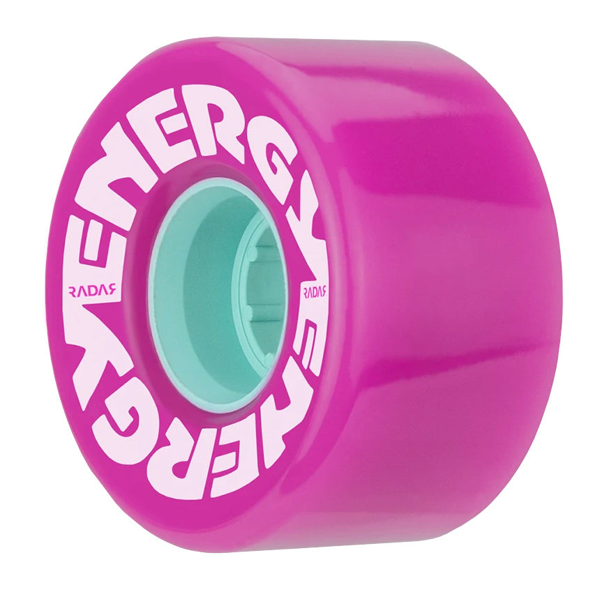 Radar Energy 57mm 78A Quad Skate Wheels - 4 Pack for Outdoor Skating, Longboards & Cruiser Boards