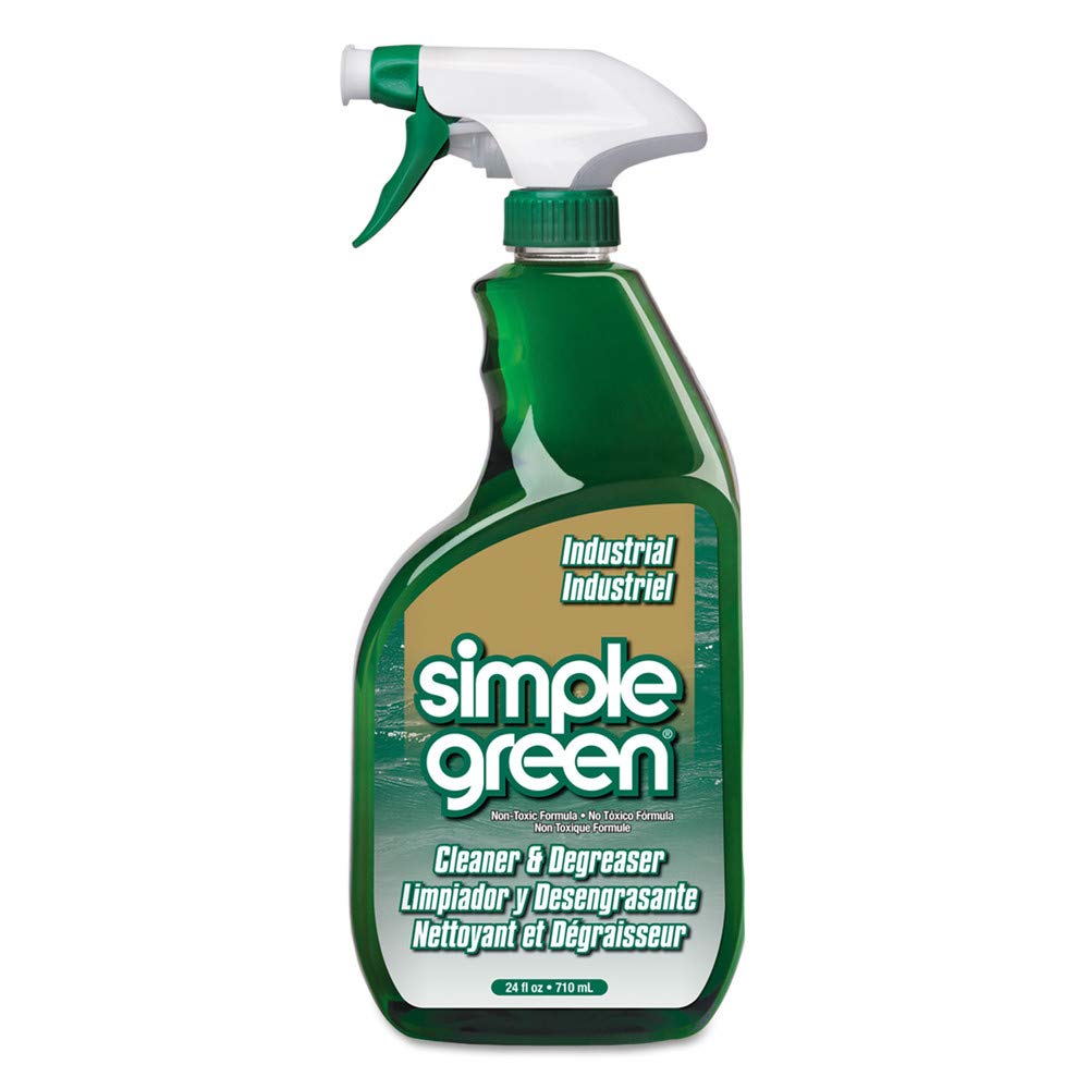 Simple Green 2710001213012 Industrial Cleaner & Degreaser Concentrate - 24 Oz Bottle (Pack of 12) - Heavy-Duty Cleaning for Garages, Workshops & Industrial Equipment