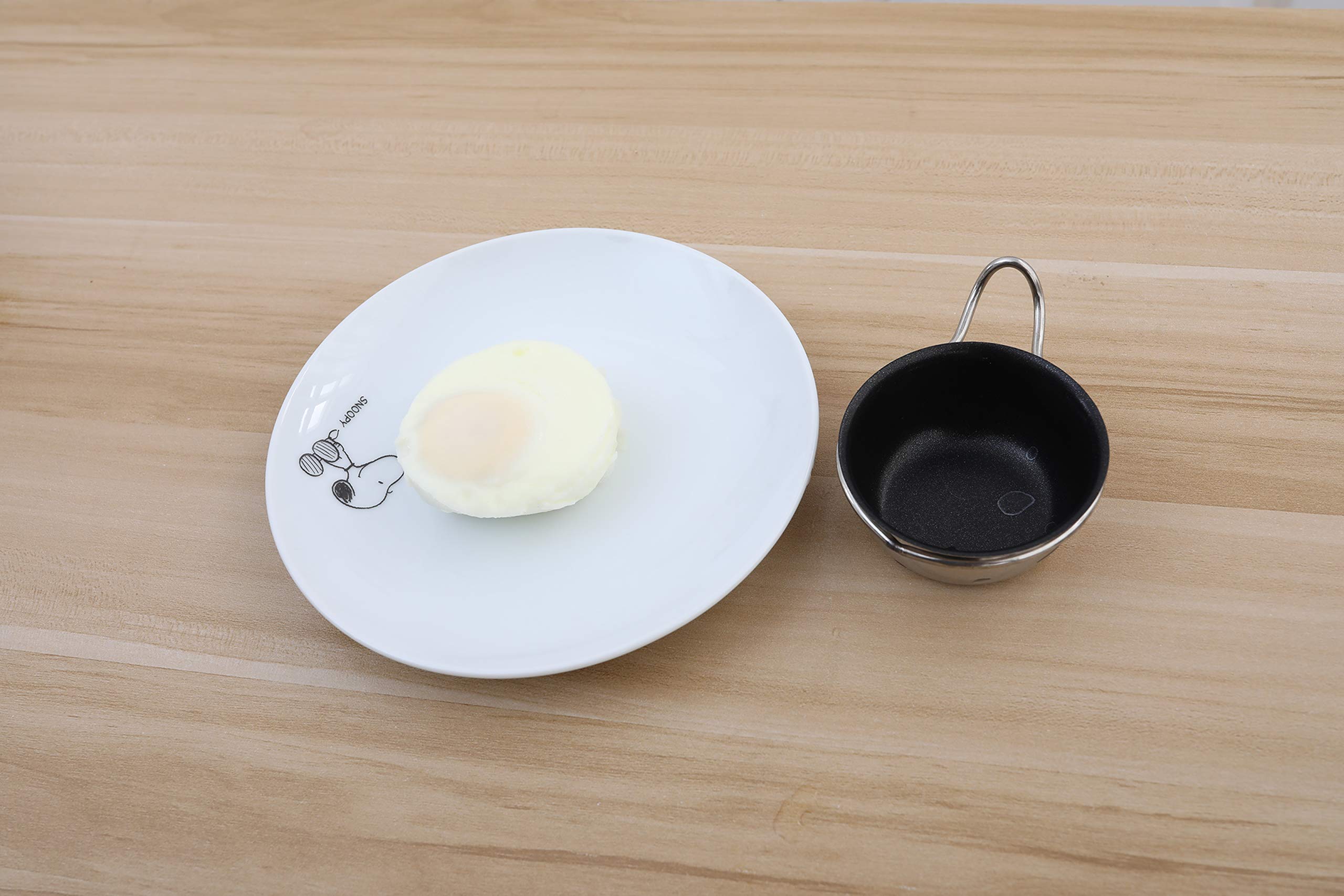 Stainless Steel Egg Poacher Pan - 4 Nonstick PFOA-Free Cups with Silicone Spatula | Perfect for Induction Cooktops | Easy Breakfast & Brunch Cooking | Ideal for Poached Eggs, Omelets & Healthy Meals