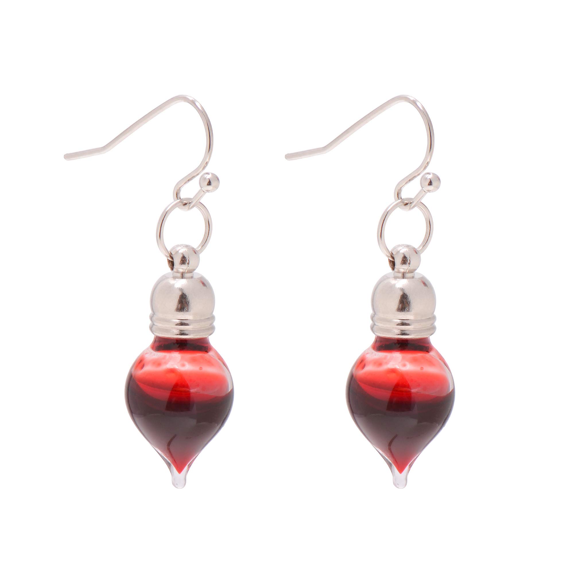 Vampire Blood Drop Earrings - Gothic Fake Red Blood Dangle Earrings for Women, Halloween Costume Jewelry - Perfect for Cosplay, Halloween Parties & Gothic Fashion
