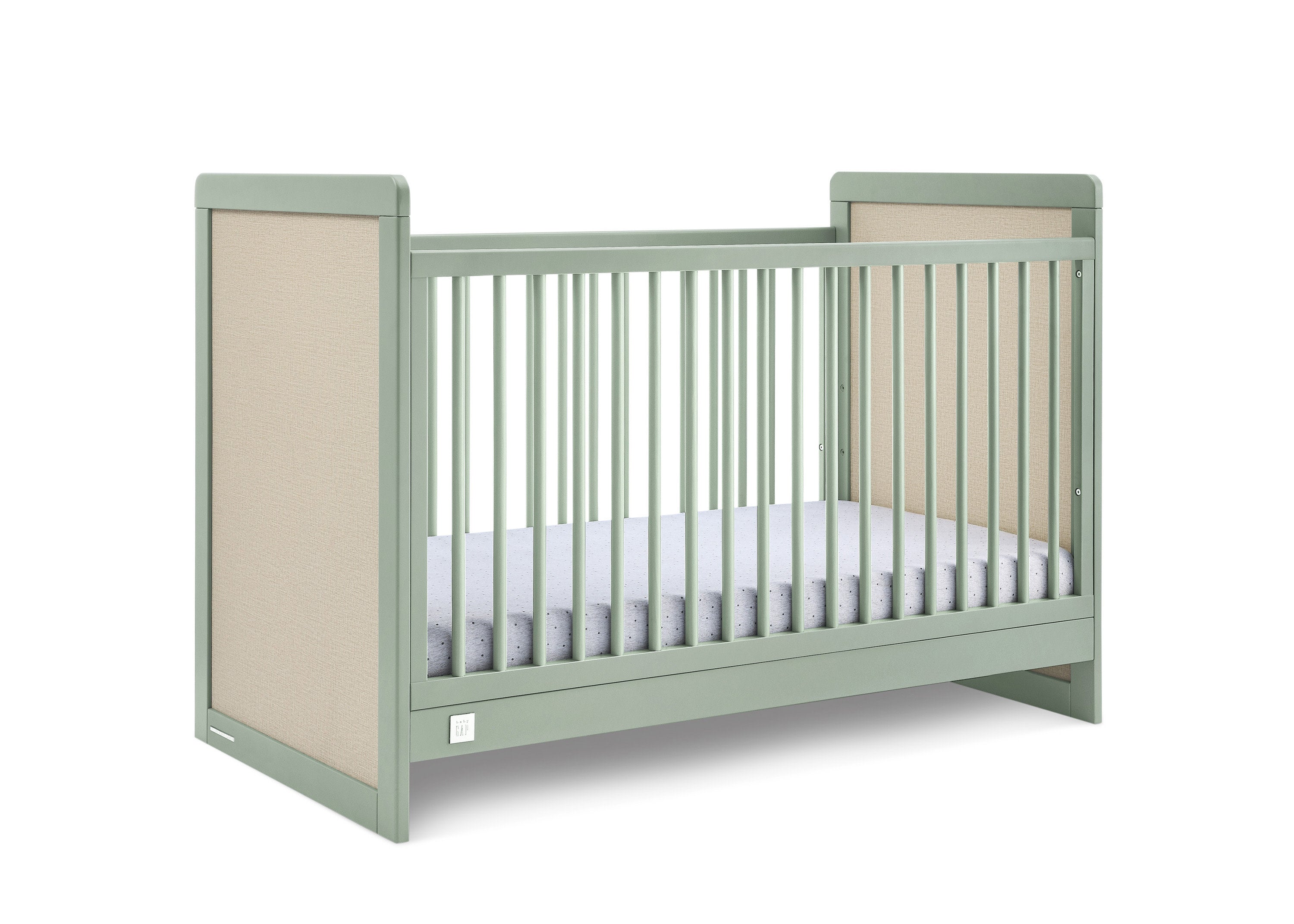 BabyGap Liam 4-in-1 Convertible Crib - Nursery Essential for Newborn to Toddler - Perfect for Bedrooms, Daycares & Guest Rooms