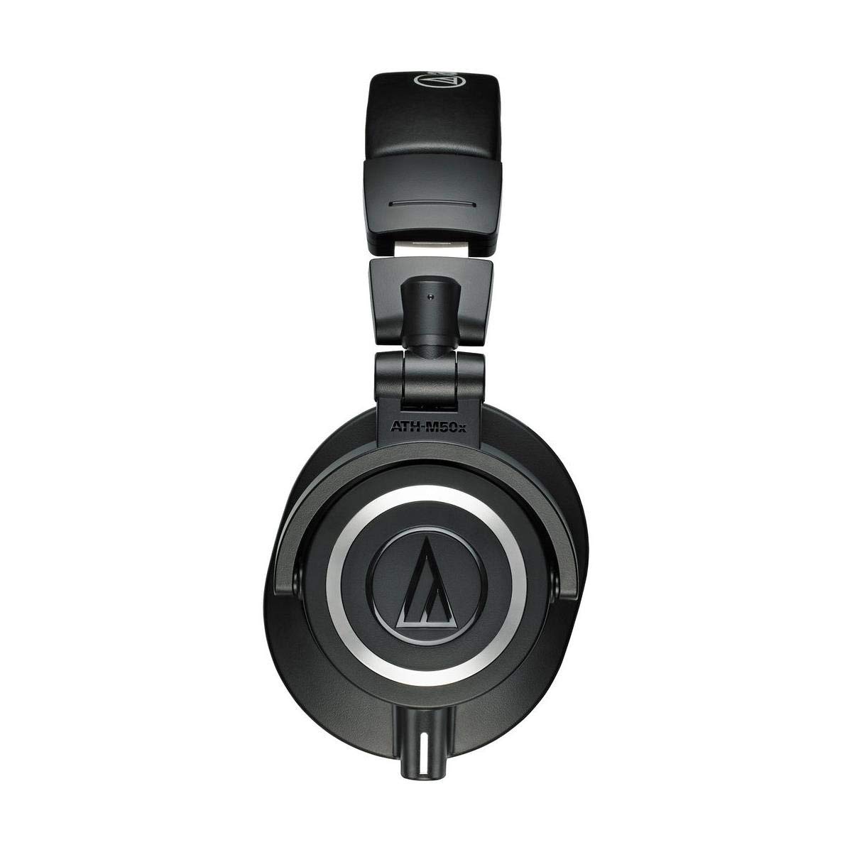 Audio-Technica ATH-M50X Professional Studio Monitor Headphones - Black, Detachable Cable, High-Frequency Leather Earpads | Perfect for Music Production, DJing, Podcasting & Home Recording Studios