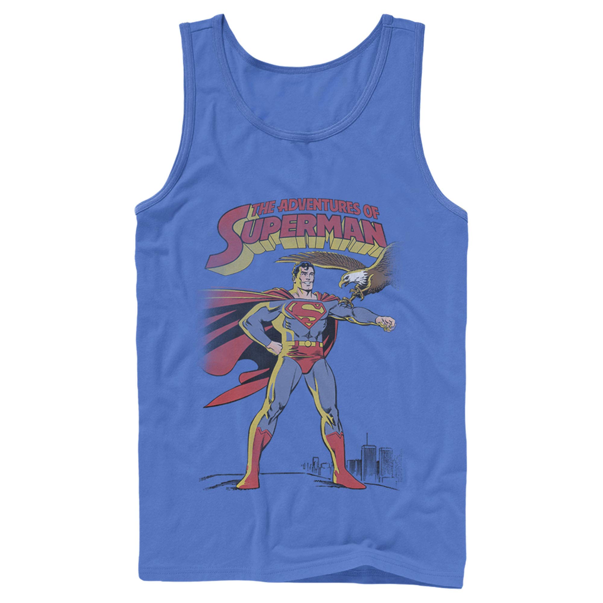Superman Patriotic Tank Top for Men - Casual Summer Wear