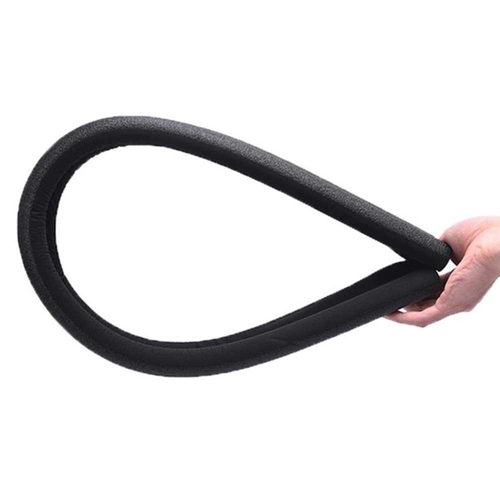 ZooitqtnX Flexible Door Draft Stopper - Black 93CM Noise Reduction Weatherstrip for Window & Door Sealing | Blocks Dust, Drafts & Sound | Perfect for Home, Office & Apartment Noise Control