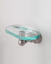 Jaclo 4840-SD-PN Jaylen Soap Dish, 6 x 5 Inches, Polished Nickel - Stylish Bathroom Organizer for Showers, Sinks, and Countertops