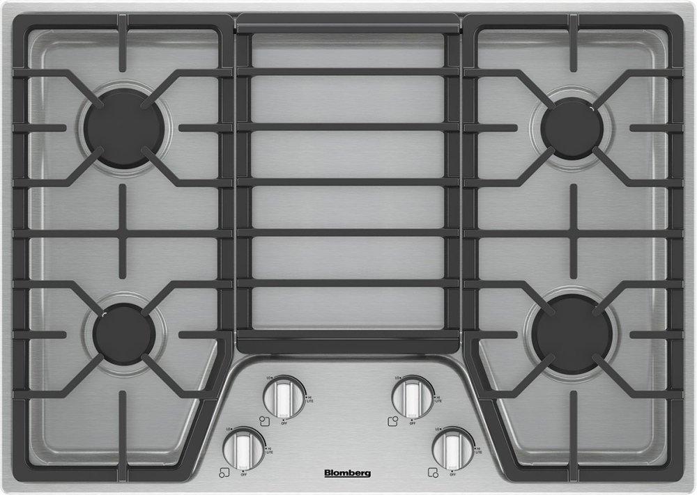Blomberg CTG30400SS 30-Inch 4-Burner Gas Cooktop Stainless Steel - Perfect for Home Kitchens & Professional Cooking