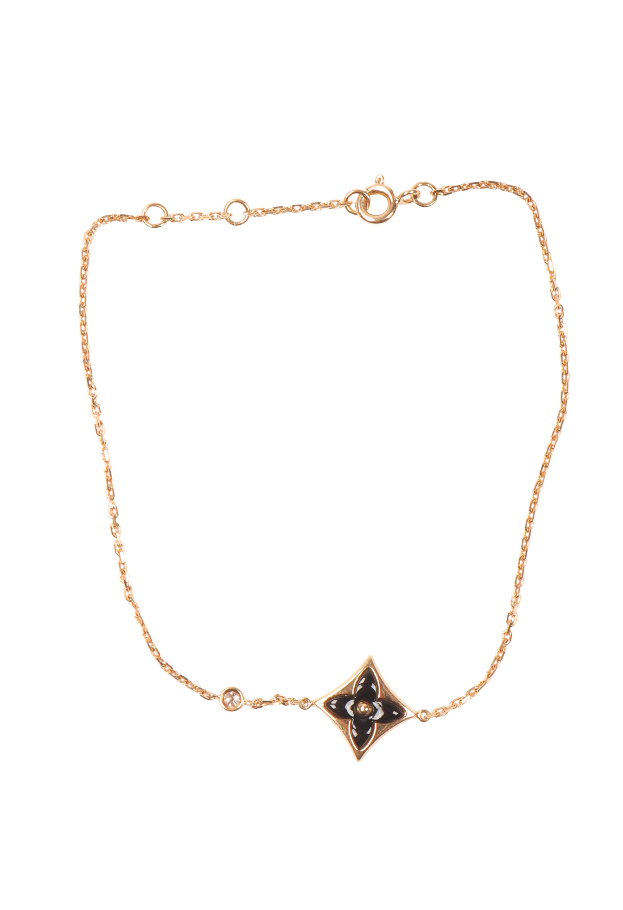 18K Gold Star Blossom Bracelet for Women - Elegant Floral Charm Bracelet Jewelry Gift for Birthday, Anniversary & Special Occasions