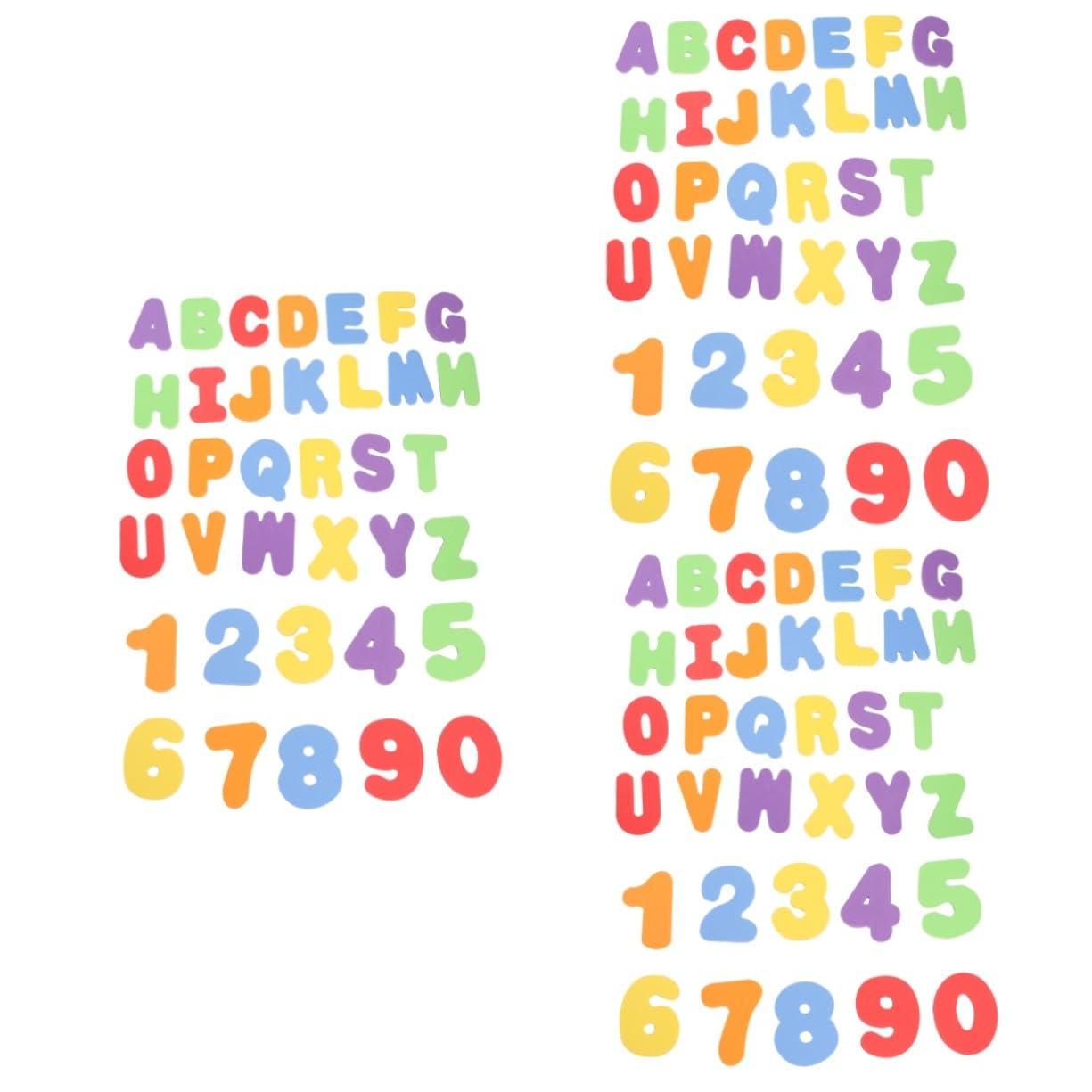 VICASKY 108 Pcs Alphabet Bath Toys for Toddlers - Foam Letters & Numbers for Kids Learning, Bathtub & Pool Water Play - Educational ABC Toy Set for Preschool Classroom and Home Use