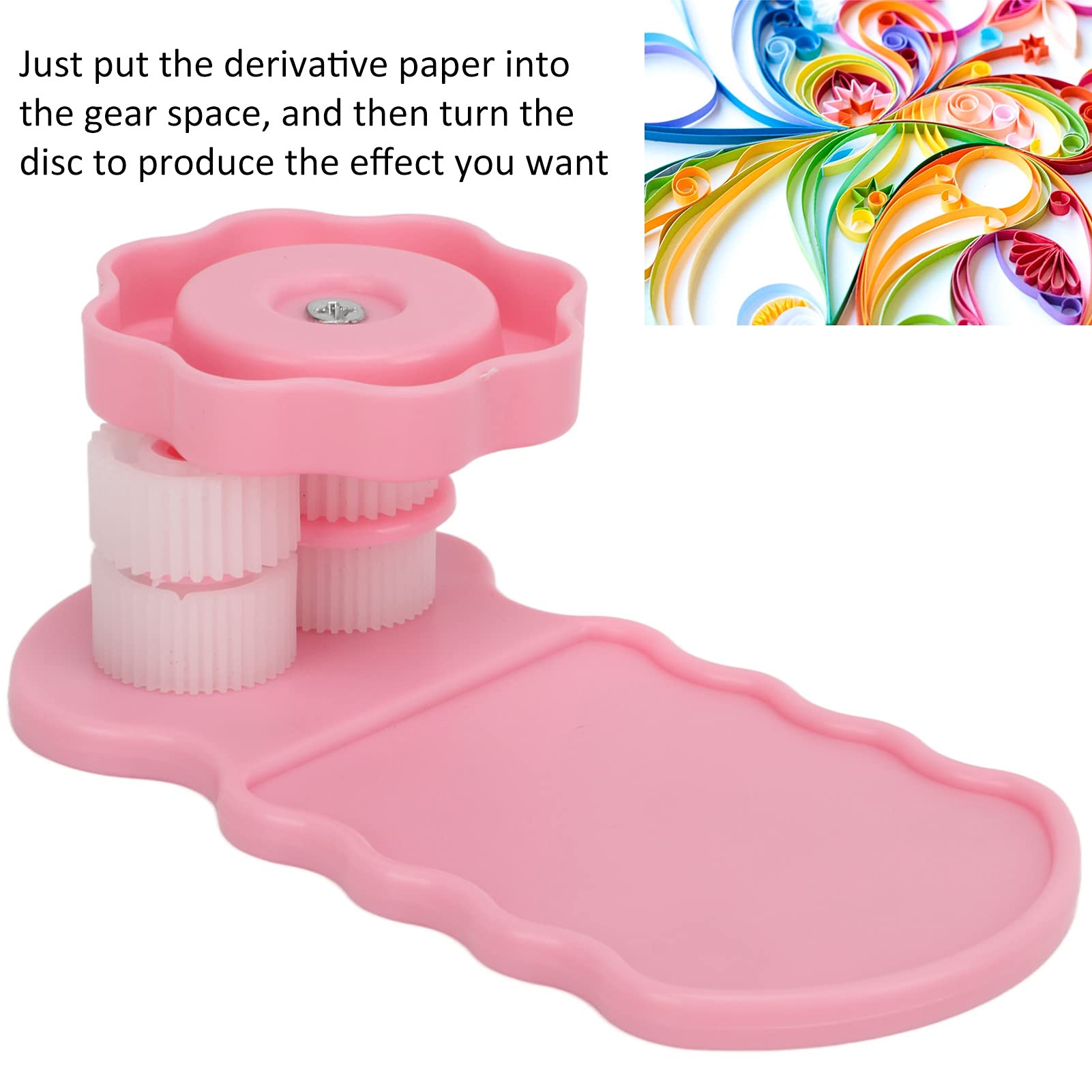 Tnfeeon Paper Crimper Tool - Plastic, Lightweight & Easy-to-Use Quilling Craft Supplies for DIY Scrapbooking, Card Making & Handmade Art Projects - Save Time on Creative Paper Crafts