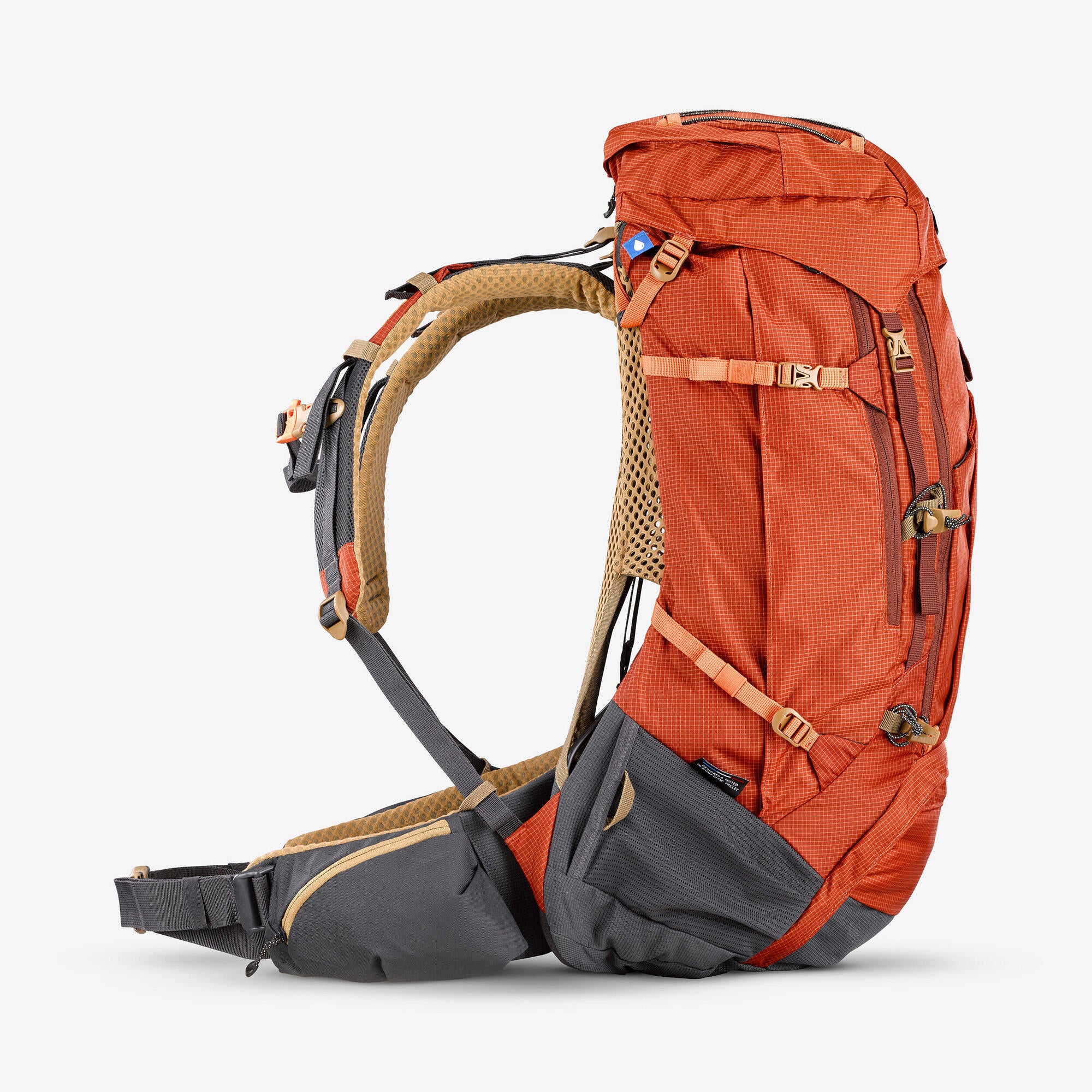 Simond MT500 Air 60+10L Men's Hiking Backpack - Lightweight Water-Resistant Outdoor Backpack for Camping, Trekking & Travel Adventures