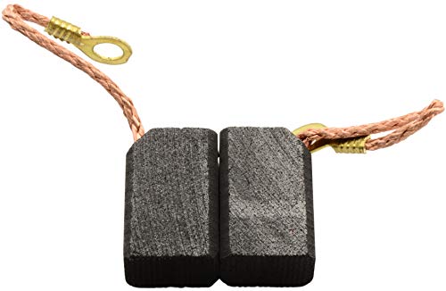Perles Grinder HSW598E Replacement Carbon Brushes 0906_Perles_HSW598E - with Cable & Connector - Compatible with Perles Power Tools for Smooth Grinding Performance