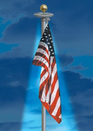 Annin Solar Light for Flagpoles - Waterproof & Durable Outdoor Flag Pole Light with Auto On/Off - Perfect for Garden, Yard, and Patriotic Decor