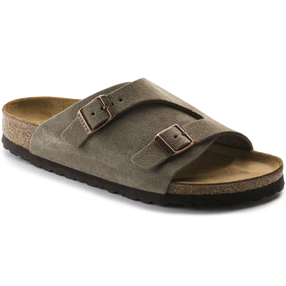 Birkenstock Zürich Suede Leather Sandals for Women - Comfortable Taupe Brown Casual Shoes | Perfect for Summer, Beach, and Everyday Wear
