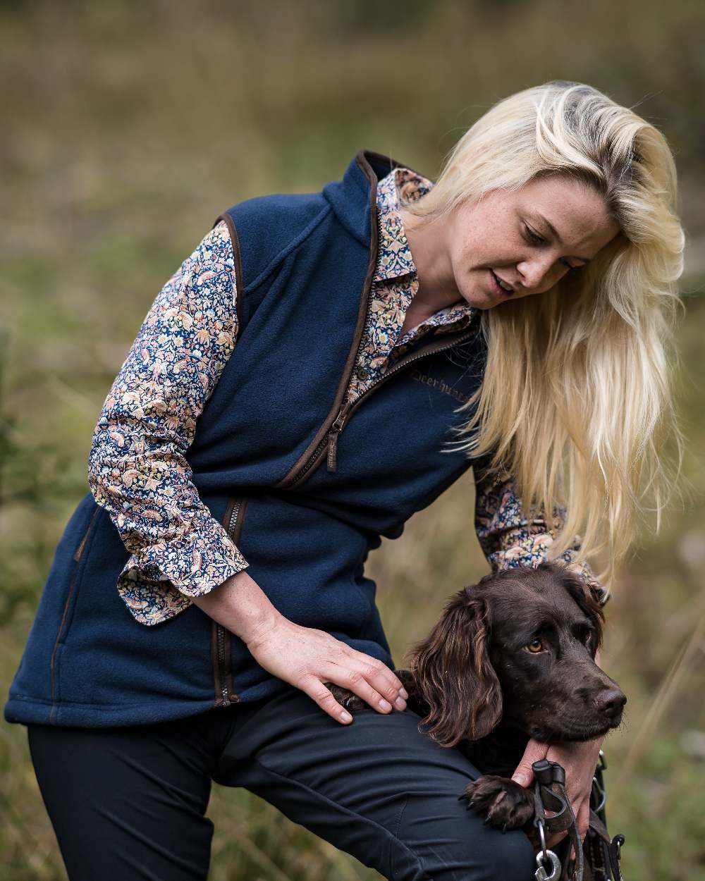 Deerhunter Women's Stretch Trousers - Lady Ann High Waist Comfort Pants for Work, Office & Casual Wear