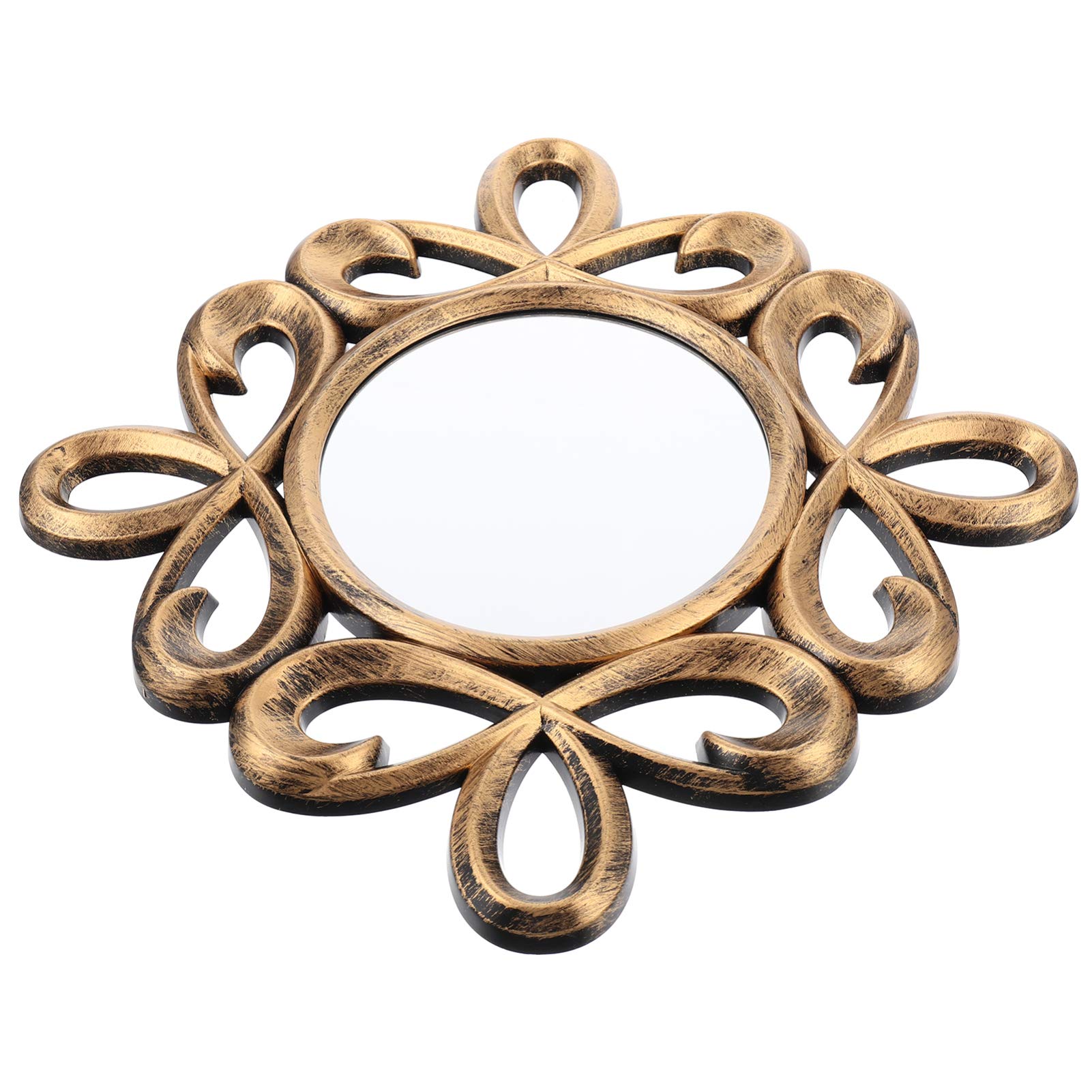 VOSAREA 3-Piece Decorative Wall Mirror Set - Nordic Style Vintage Hanging Mirrors for Bedroom, Bathroom, Living Room & Dresser Decor - Perfect for Home Styling and Interior Design