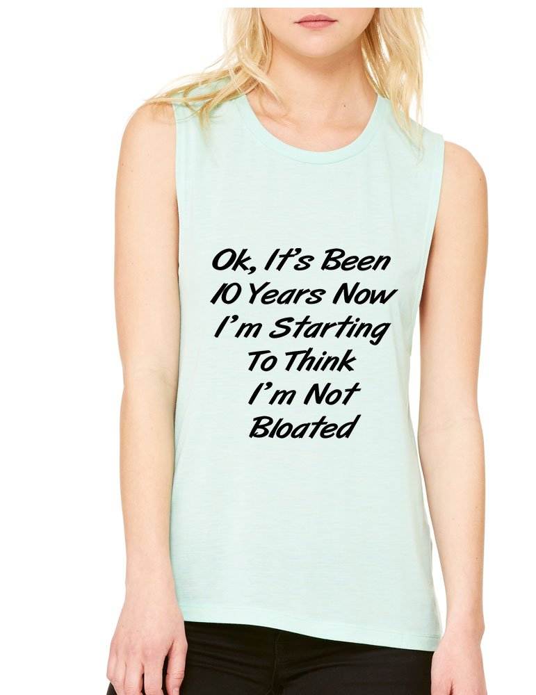 ALLNTRENDS Women's Flowy Muscle Tank Top - Breathable & Comfortable for Yoga, Running & Casual Wear - 10 Years of Quality & Style