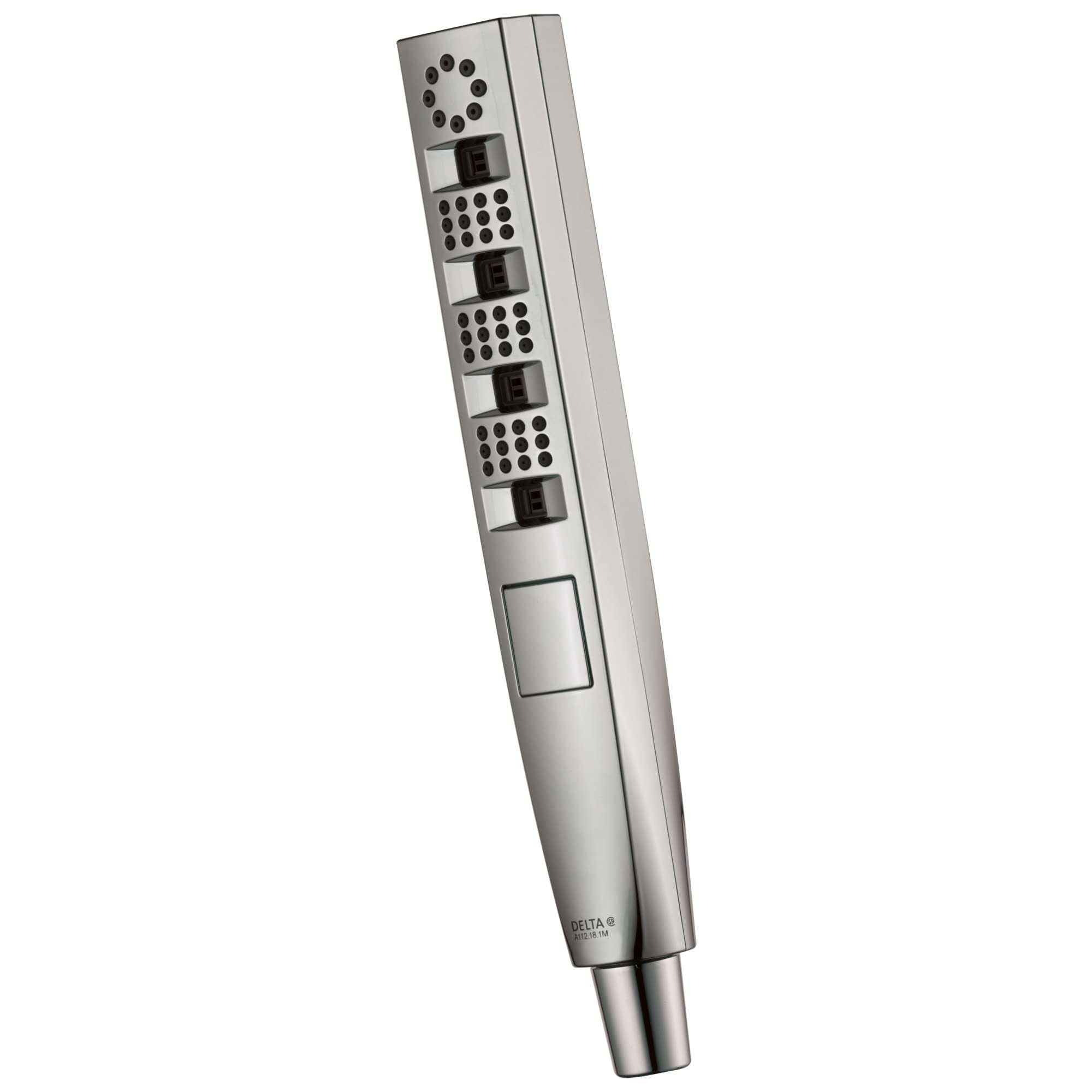 Delta Faucet Tetra H2Okinetic Handheld Shower Head with Lumicoat Chrome Finish - Detachable Shower Head for Bathroom, Spa-Like Experience - Model 59140-PR