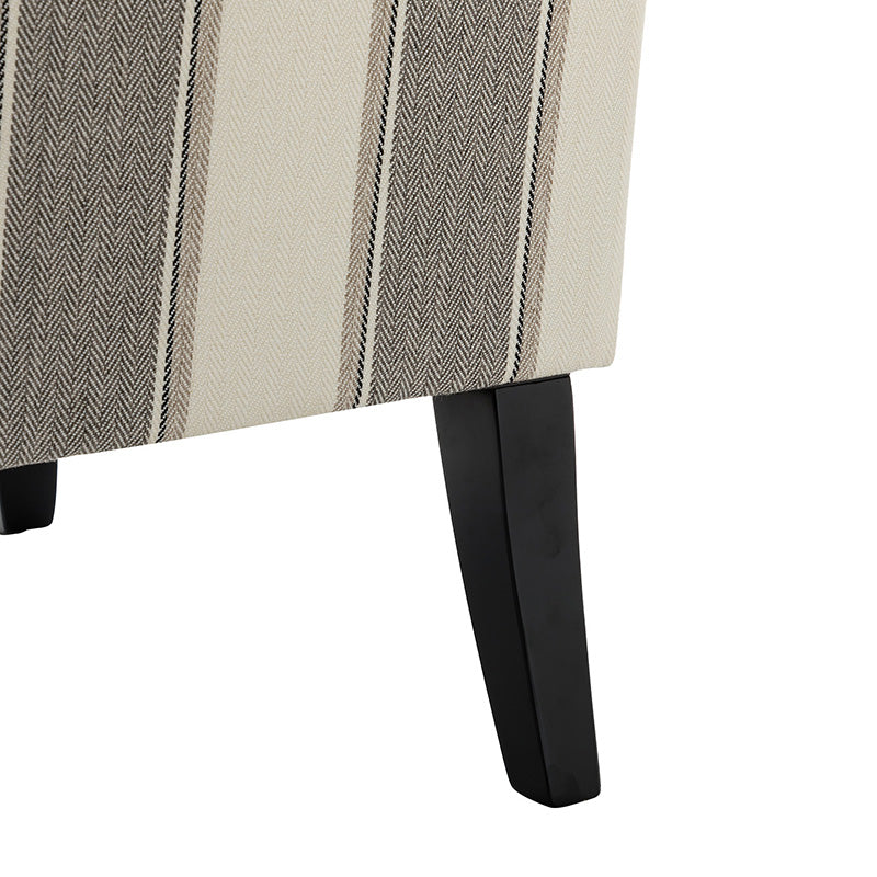 Bradley Armchair - Modern Accent Chair for Living Room, Bedroom & Office - Comfortable Upholstered Lounge Chair with Sturdy Wooden Legs - Perfect for Relaxing, Reading & Decorating Your Home