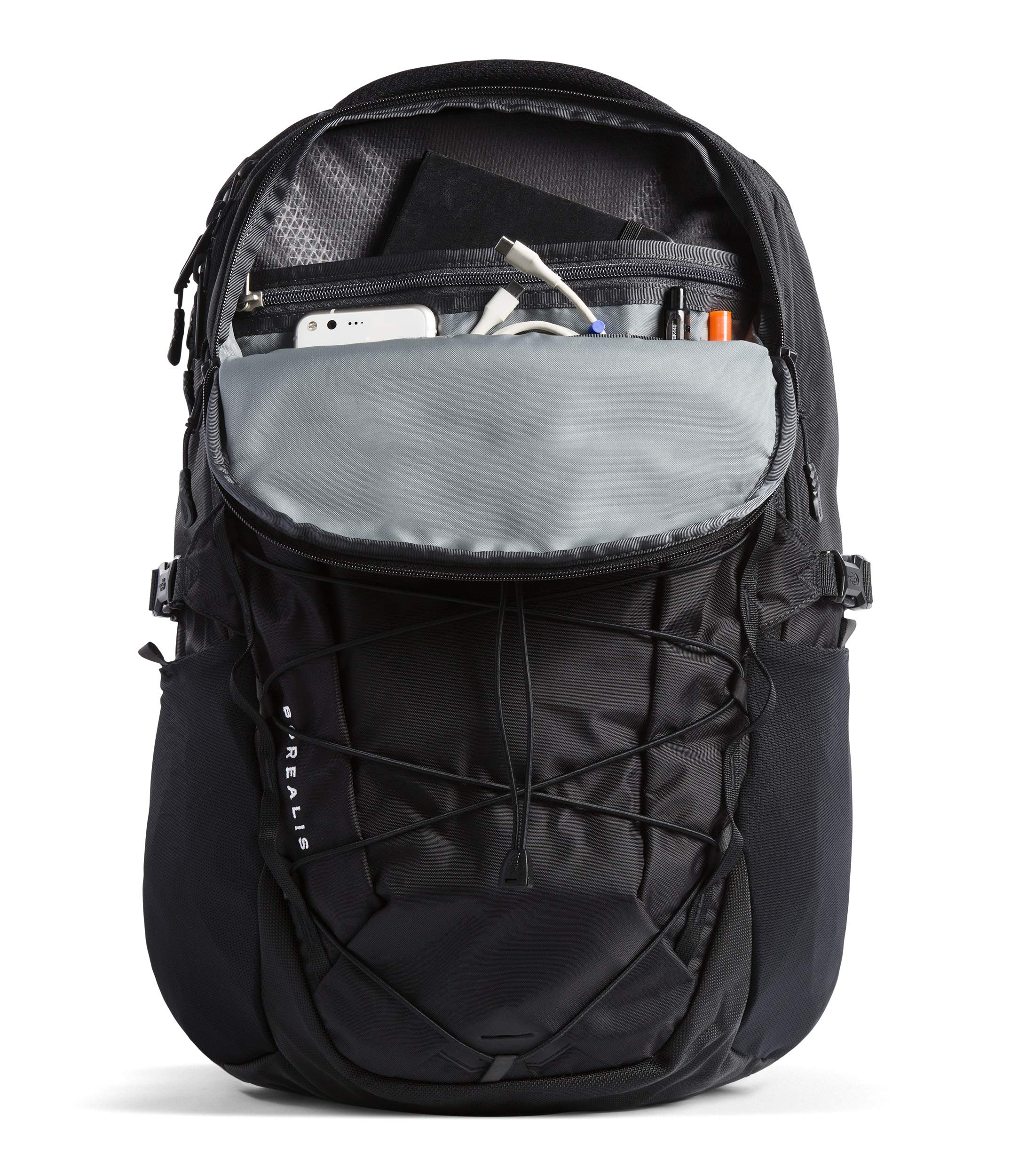 The North Face Borealis Laptop Backpack - Durable Bookbag for Work, School & Travel | Water-Resistant TNF Black Backpack | Perfect for Commuting, Hiking & College Students