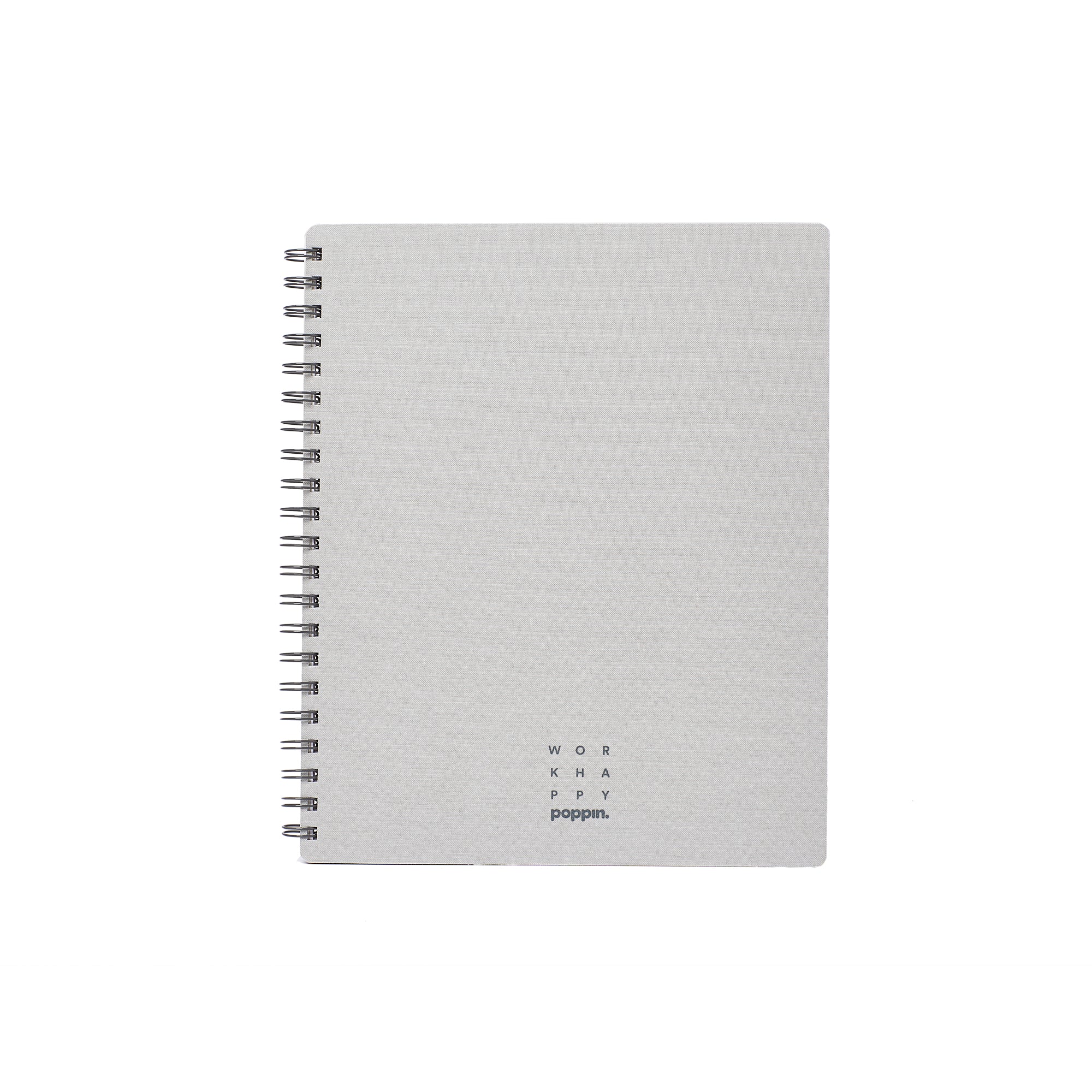 Work Happy 1 Subject Spiral Notebook - College Ruled 70 Sheets, 8.5 x 11 Inch - Perfect for School, Office & Journaling | Durable Cover for Daily Notes, Homework & To-Do Lists