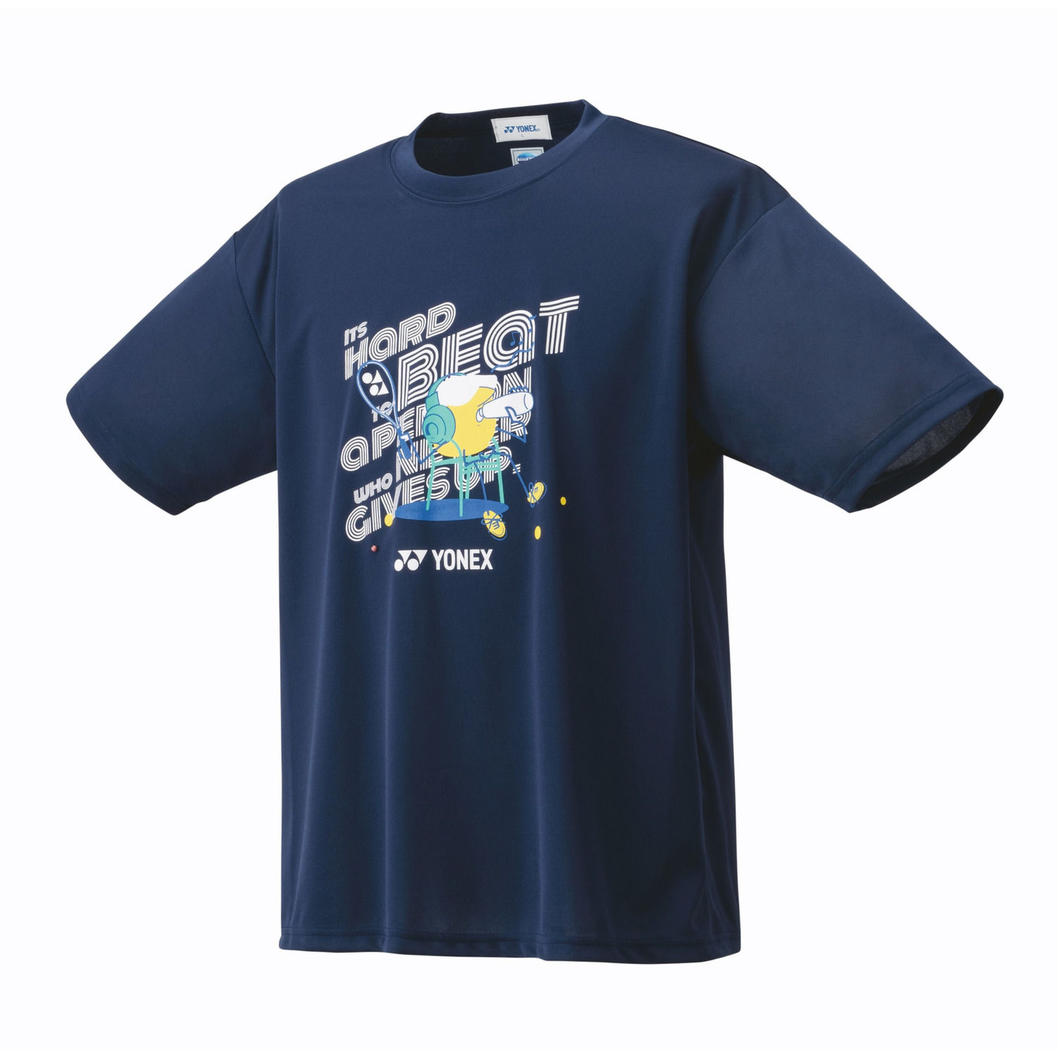 Yonex Men's Badminton & Tennis Sports Shirt 16726 - Navy Blue Performance Jersey (Made in Japan) - Perfect for Court Matches & Training Sessions