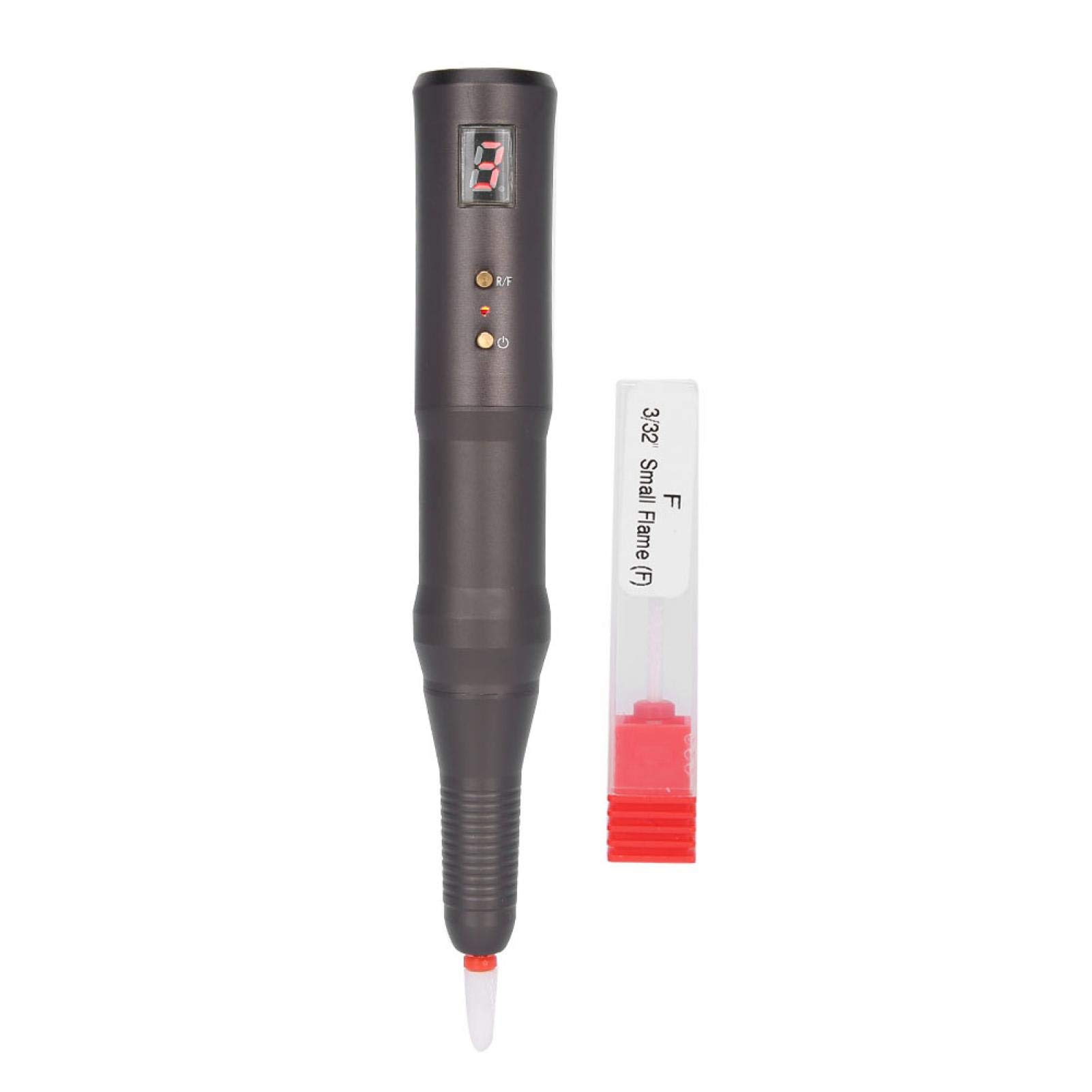 Professional Nail Drill Machine - Adjustable Speed, Lightweight & Portable Nail Drill Pen for Home & Salon Use | High-Density Aluminum Alloy | Perfect for Manicures, Pedicures & Nail Art (Gray)