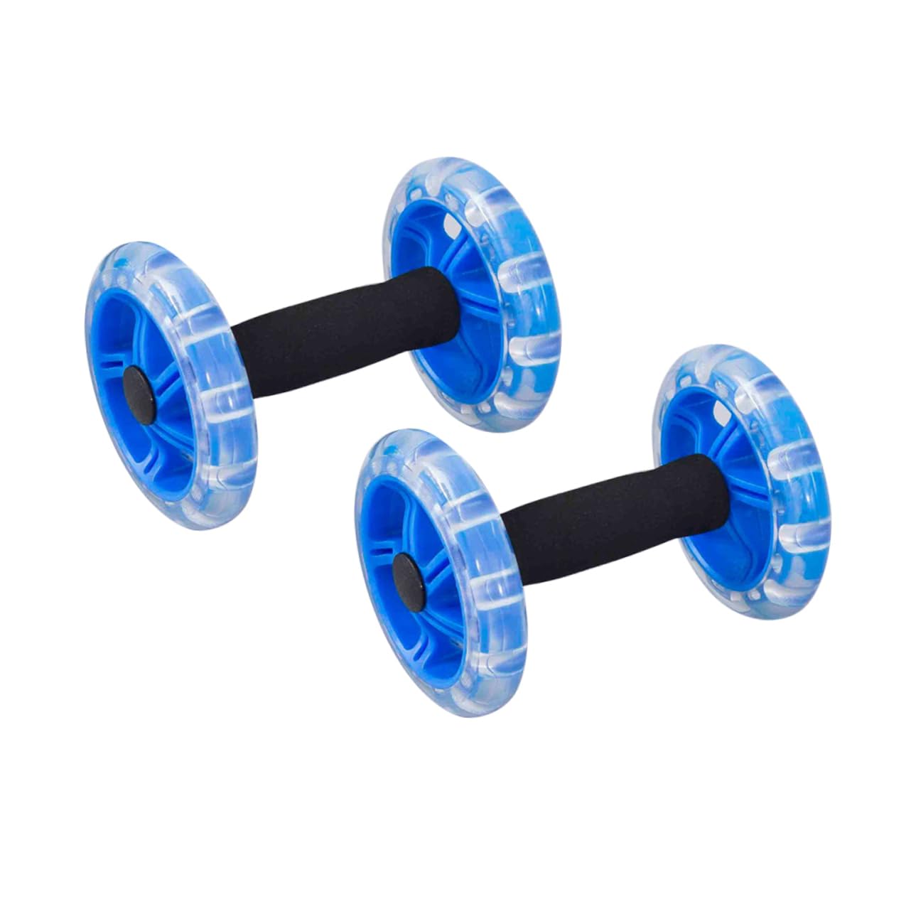 Professional Ab Wheel Roller for Home Gym - Core Workout Equipment for Abs & Fitness Training - Yellow Abdominal Roller for Strength Exercise - Perfect for Home, Office & Gym Use