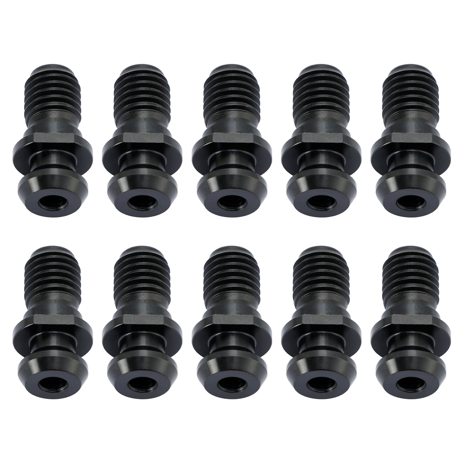 10 Pcs CAT40 45° 0.740 Pull Stud Retention Knob for Mazak Fadal CNC Machines - High Precision Tool Holder Accessories for Milling, Drilling & Lathe Operations