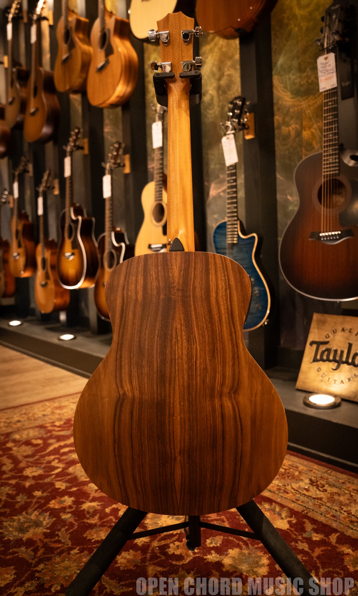 Taylor GS Mini e Koa Bass Acoustic Guitar - Premium Hawaiian Koa Wood, Electronics Included - Perfect for Travel, Camping & Small Performances (Serial: 2202274261)