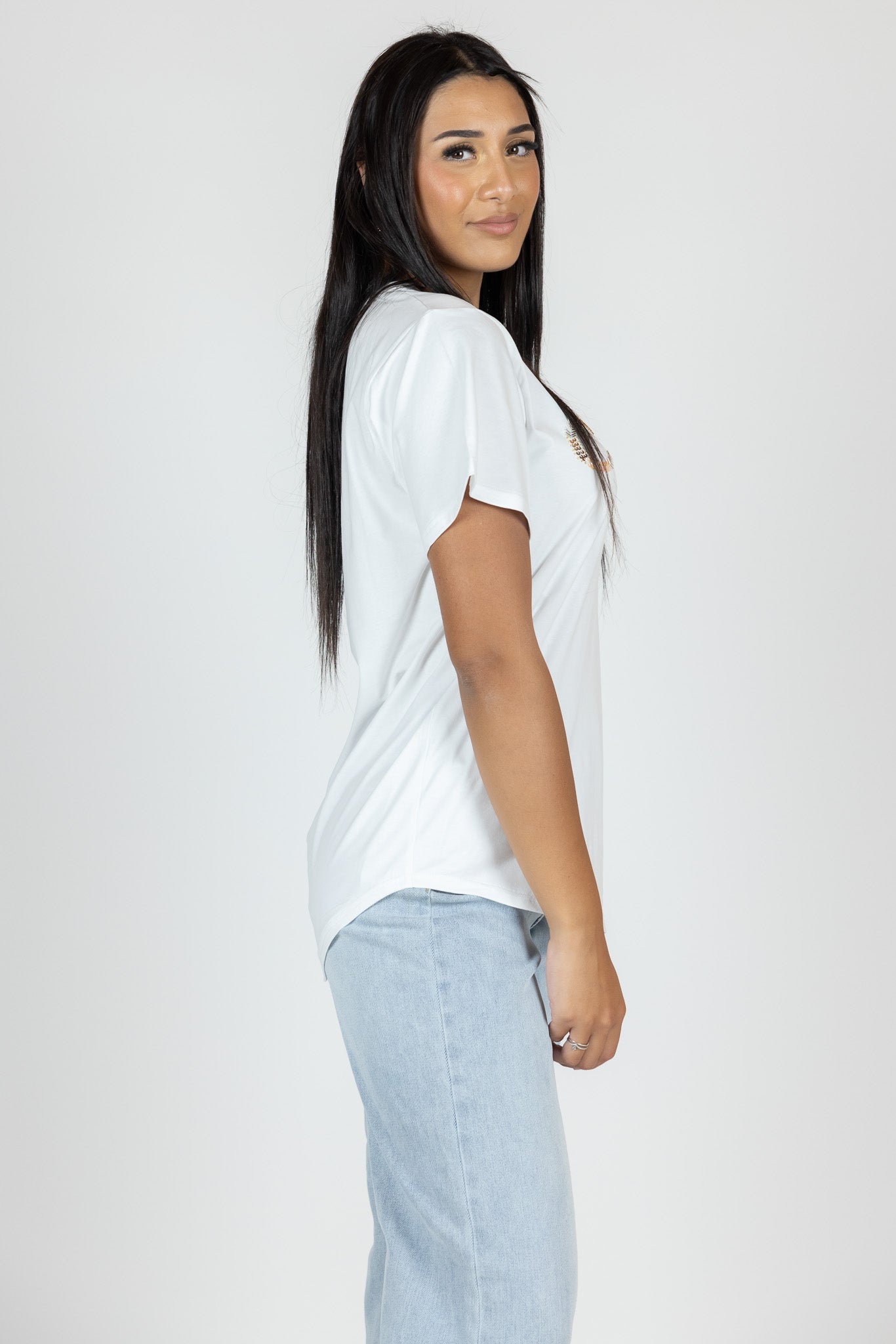 Sparkle & Shine: Women's Sequin Coco T-Shirt for Party, Night Out & Special Occasions | Trendy Fashion Top for Club, Date Night & Festive Events