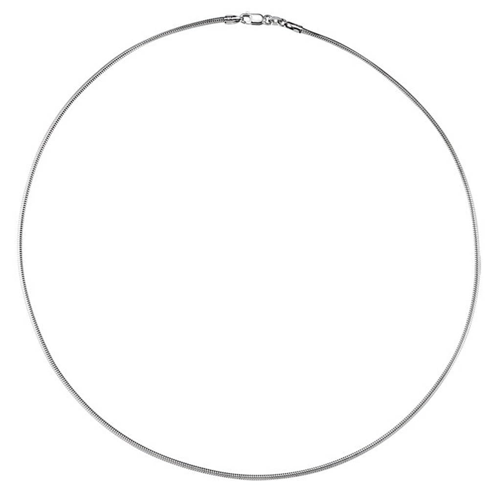 Sterling Silver Snake Chain Necklace 1.5mm - Elegant Jewelry for Women