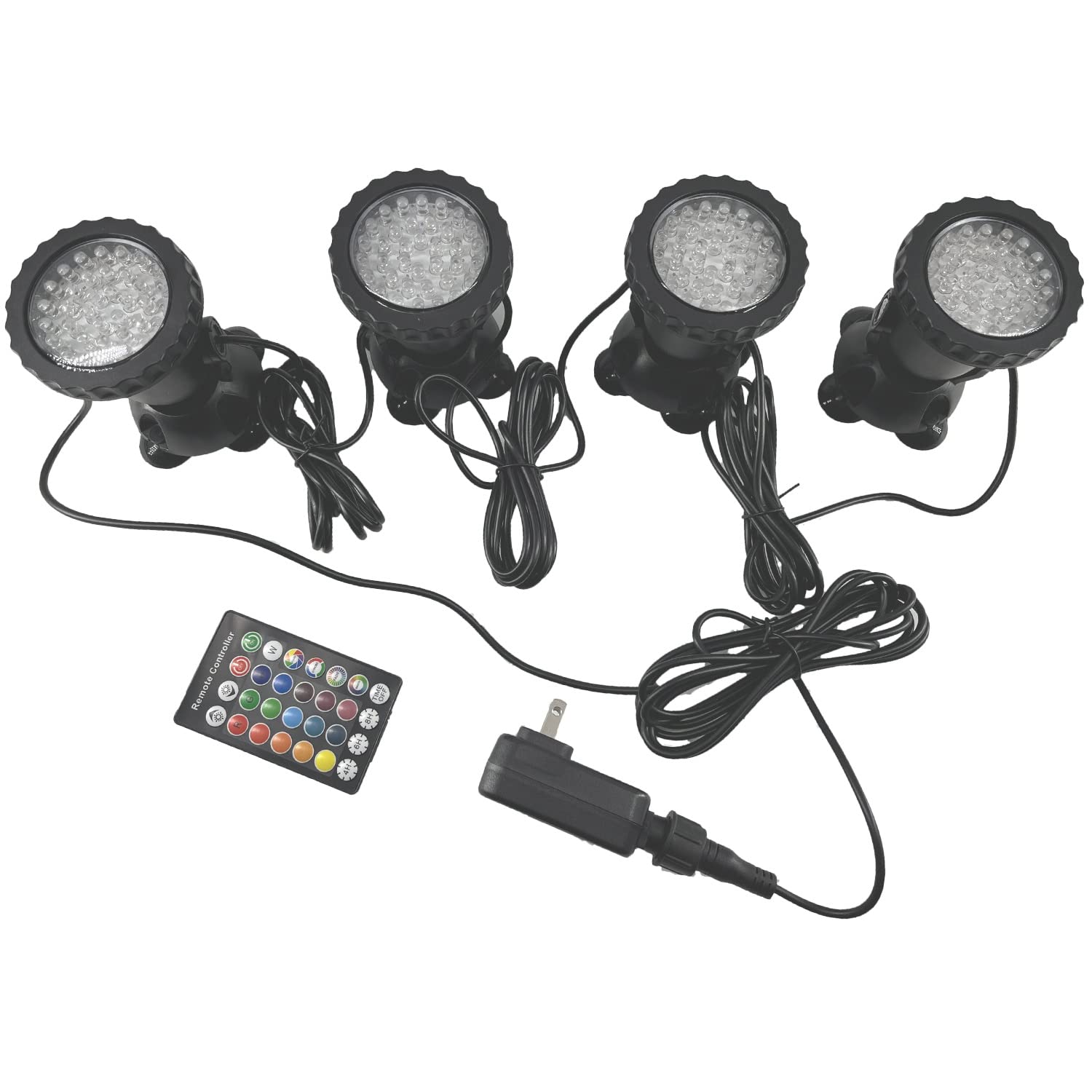 RGB LED Submersible Pond Lights - IP68 Waterproof for Garden, Fountain & Waterfall
