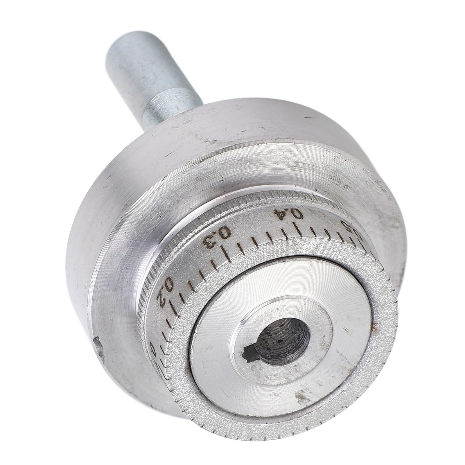 50mm/1.97inch Aluminum Alloy Hand Wheel with Revolving Handle - Durable Mini Lathe Accessory for Grinder & Milling Machine | Perfect for Metalworking, Woodworking & DIY Projects