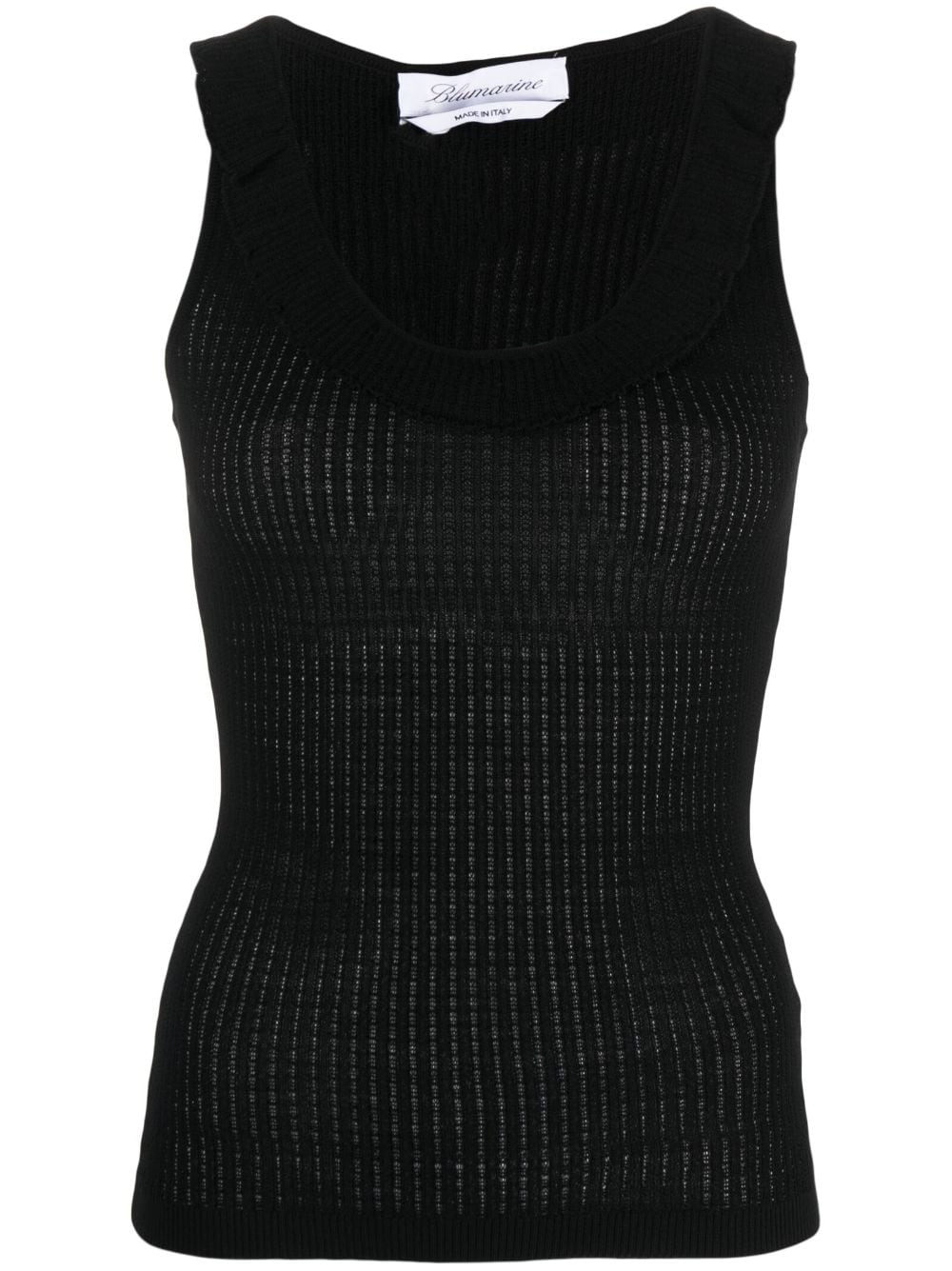 Blumarine Women's Black Top - Stylish & Comfortable for Casual Wear, Parties & Date Nights