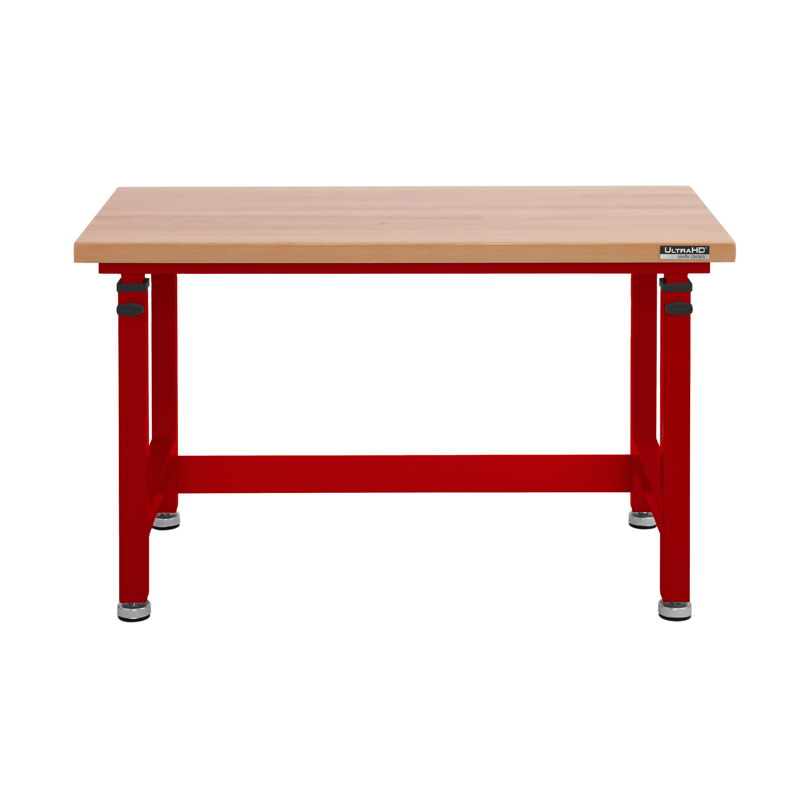 UltraHD® Adjustable Height Workbench - Heavy Duty Ergonomic Standing Desk for Home Office, Workshop & Garage - Perfect for Computer Work, DIY Projects & Crafting