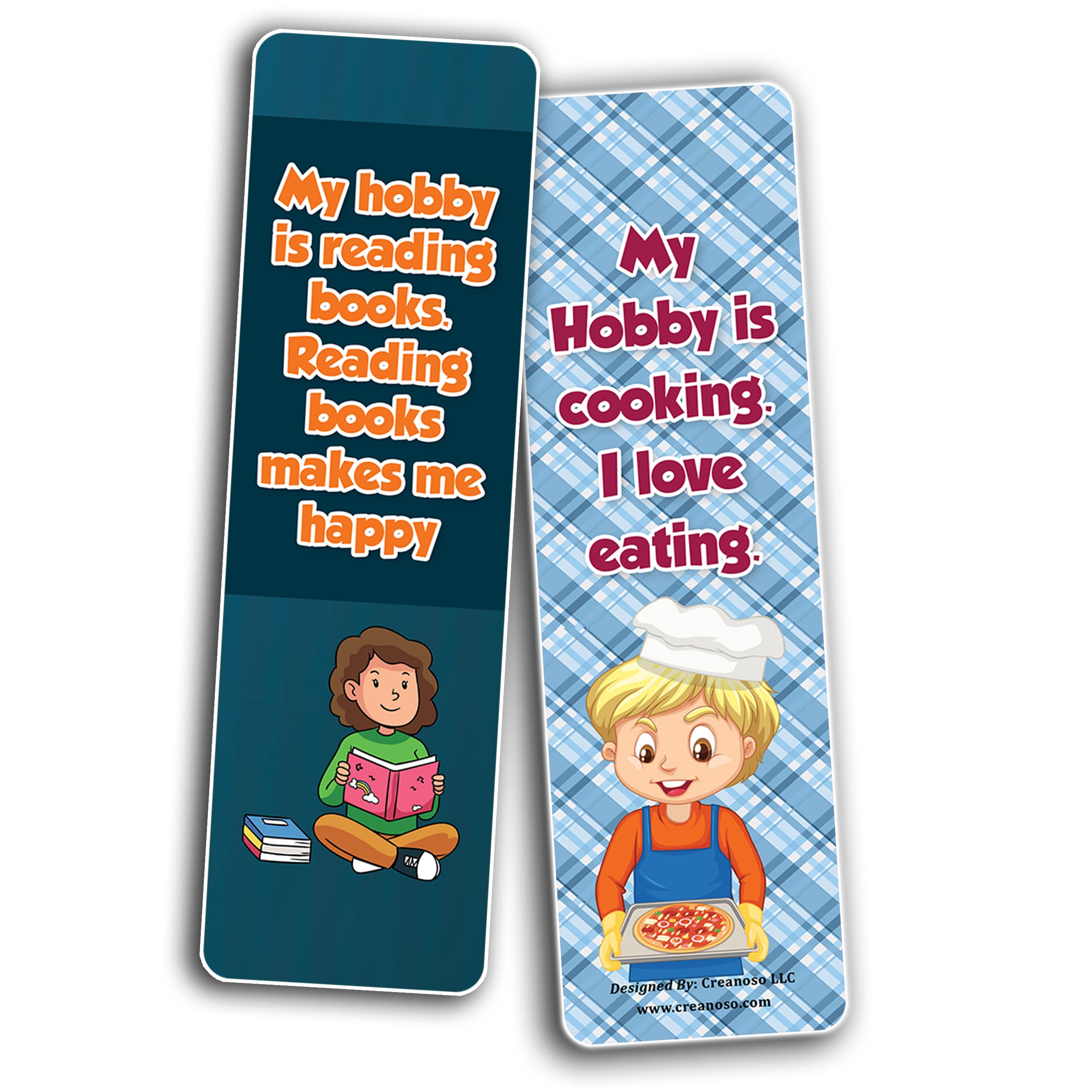 Inspirational Bookmark Set for Adults & Professionals - 12 Motivational Hobby Bookmarks (2 Sets x 6 Cards) - Perfect Reading Accessories for Book Lovers, Office Gifts & Daily Encouragement