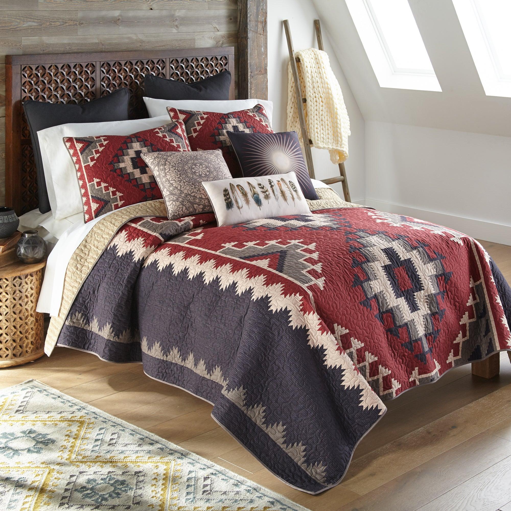 Desert Hideaway Quilt - Lightweight & Breathable Bedding Set for Cozy Comfort - Perfect for Guest Rooms, Vacation Homes & Glamping Adventures