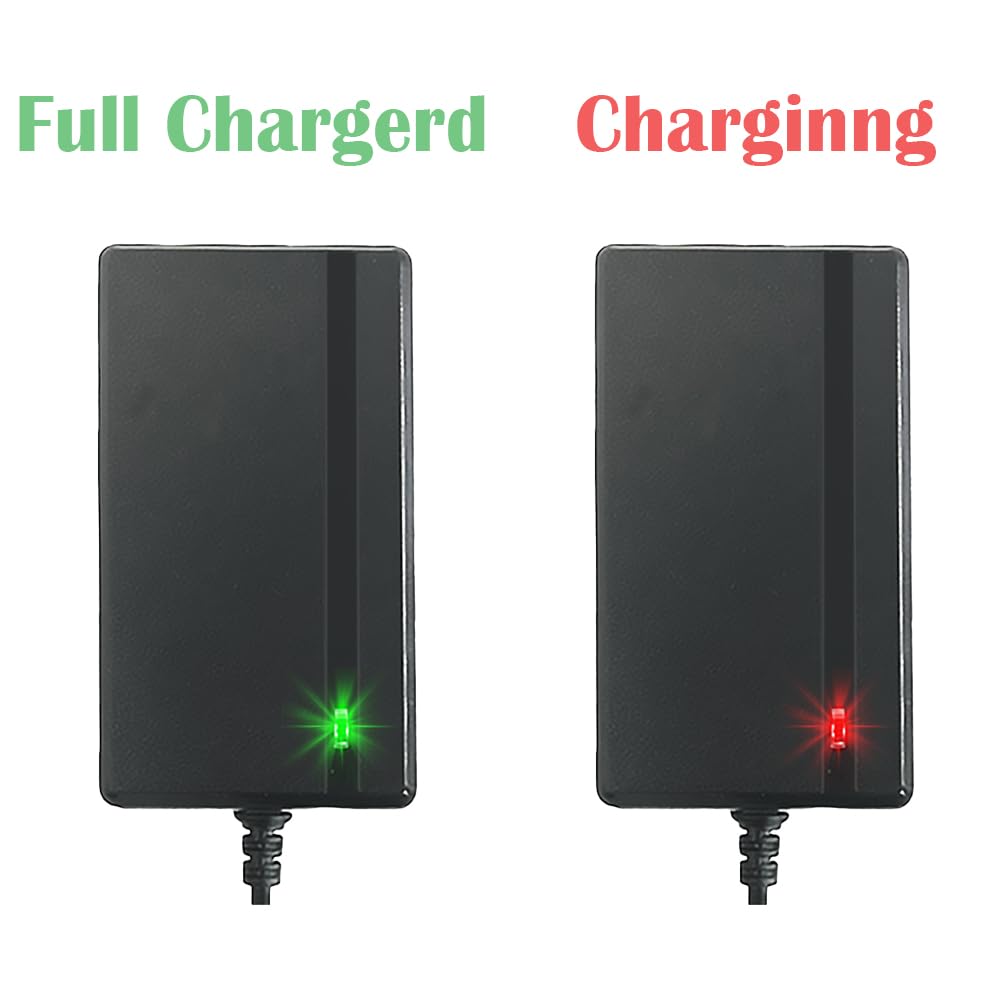 24V Universal Battery Charger for Ride-On Toys - Compatible with Power Wheels, Jeep, Tractor, Motorcycle & ATV - Includes Free Alligator Clips & 2 Fuses - Perfect for Kids Electric Cars, Outdoor Play Vehicles & Power Toys