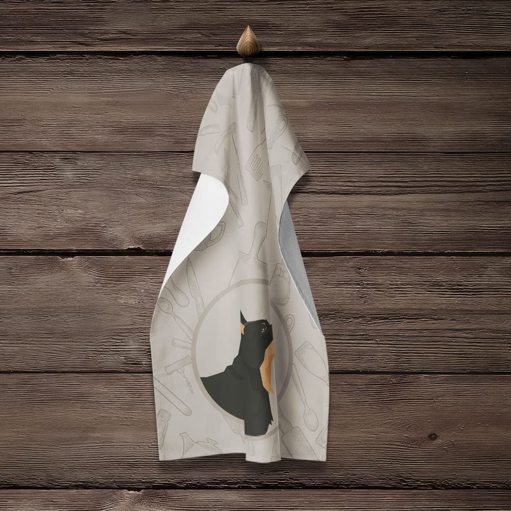 Caroline's Treasures CK2197KTWL Lancashire Terrier Kitchen Towel Set - Decorative Dish Cloths, Hand Towels for Bathroom & Kitchen Use - Perfect for Face, Tea, Dishes, and Guest Bathrooms