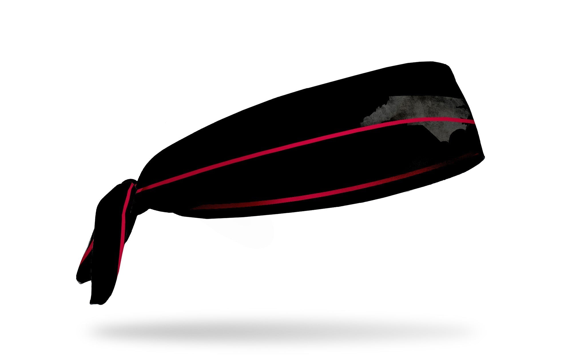 North Carolina Thin Red Line Flexible Headband - Adjustable & Comfortable Tie Headwear for Women & Men - Perfect for Workouts, Sports, and Outdoor Activities