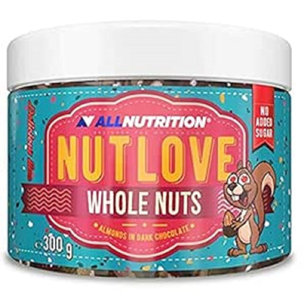 Allnutrition Nutlove Whole Nuts 300g - Premium Mixed Nuts for Snacking, Baking & Healthy Diet - Perfect for Office, Gym & Home Use