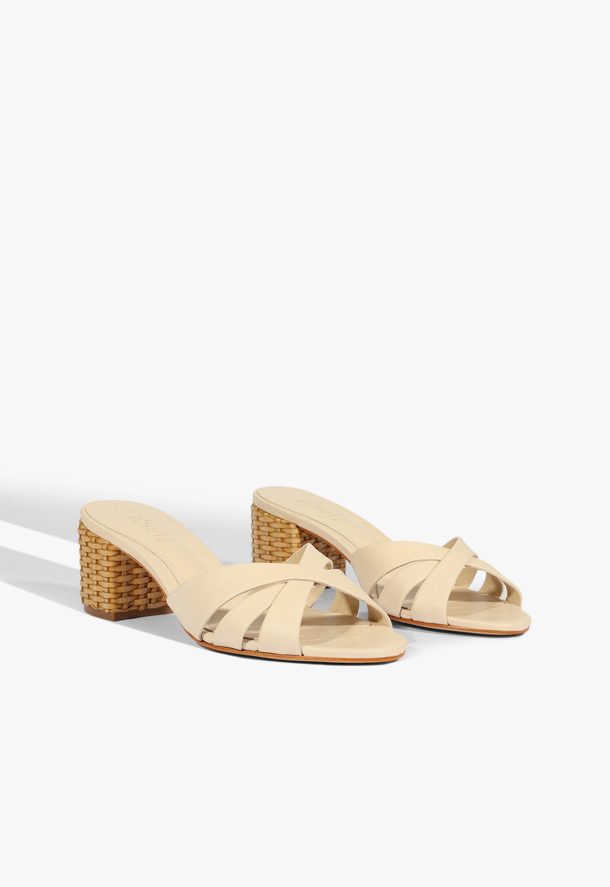 Keefa Women's Straw Mule Sandals - Comfortable Summer Slide Shoes for Beach, Pool, and Casual Outings