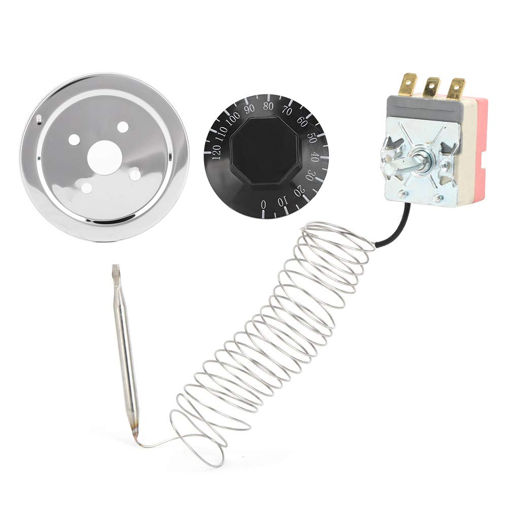 Universal 0-120°C Thermal Fan Switch & Temperature Control Thermostat - Auto Radiator Cooling Fan Replacement Part for Cars, Trucks & SUVs - Perfect for Engine Overheating Protection & Improved Cooling System Performance
