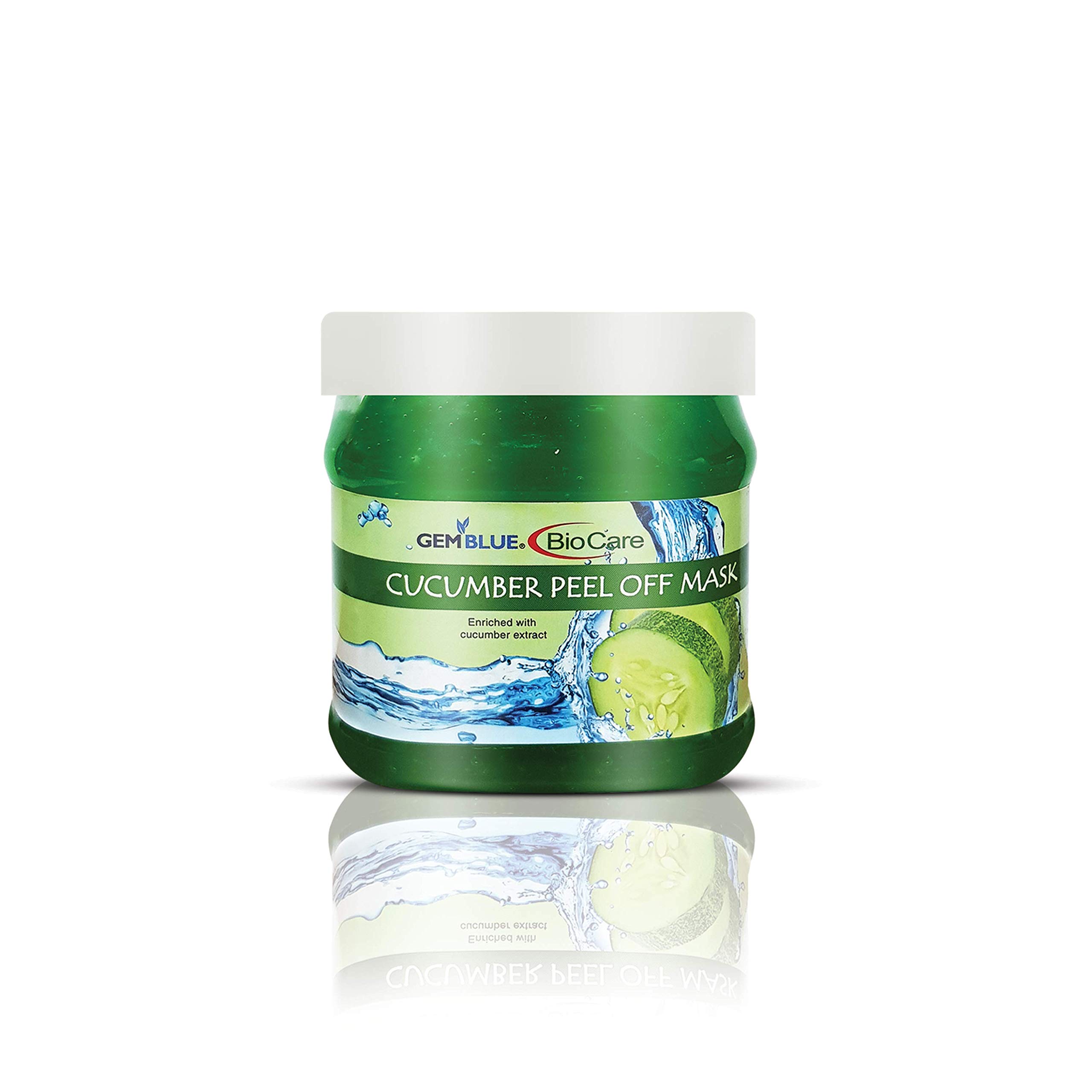 GEMBLUE BioCare Cucumber Peel Off Mask - Deep Cleansing & Pore Minimizing Face Mask for Glowing Skin - Perfect for Spa Night & Self-Care Routine