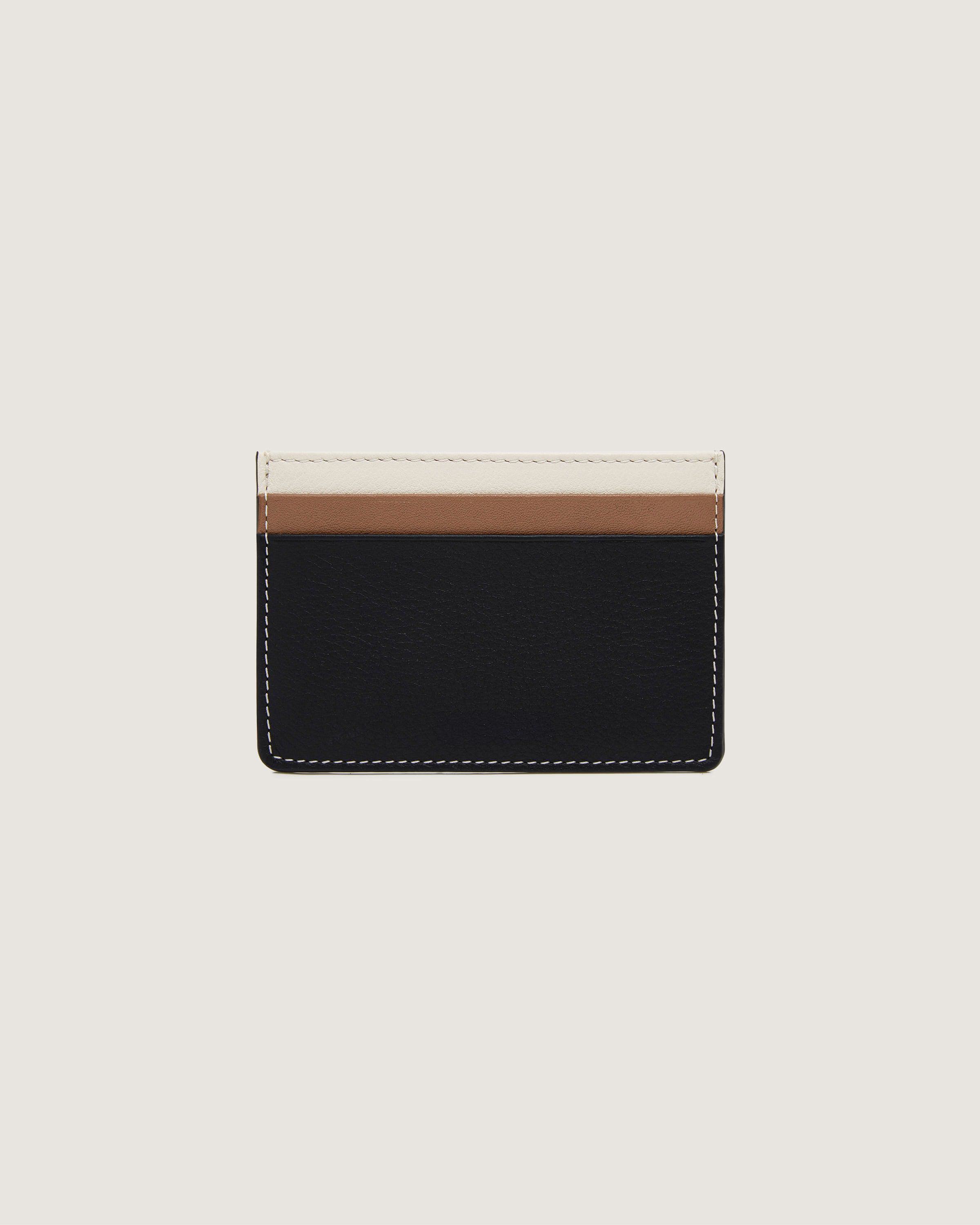Premium RFID Blocking Slim Leather Cardholder - Black, Clay, White | Minimalist Wallet for Men & Women | Perfect for Travel, Business & Everyday Use