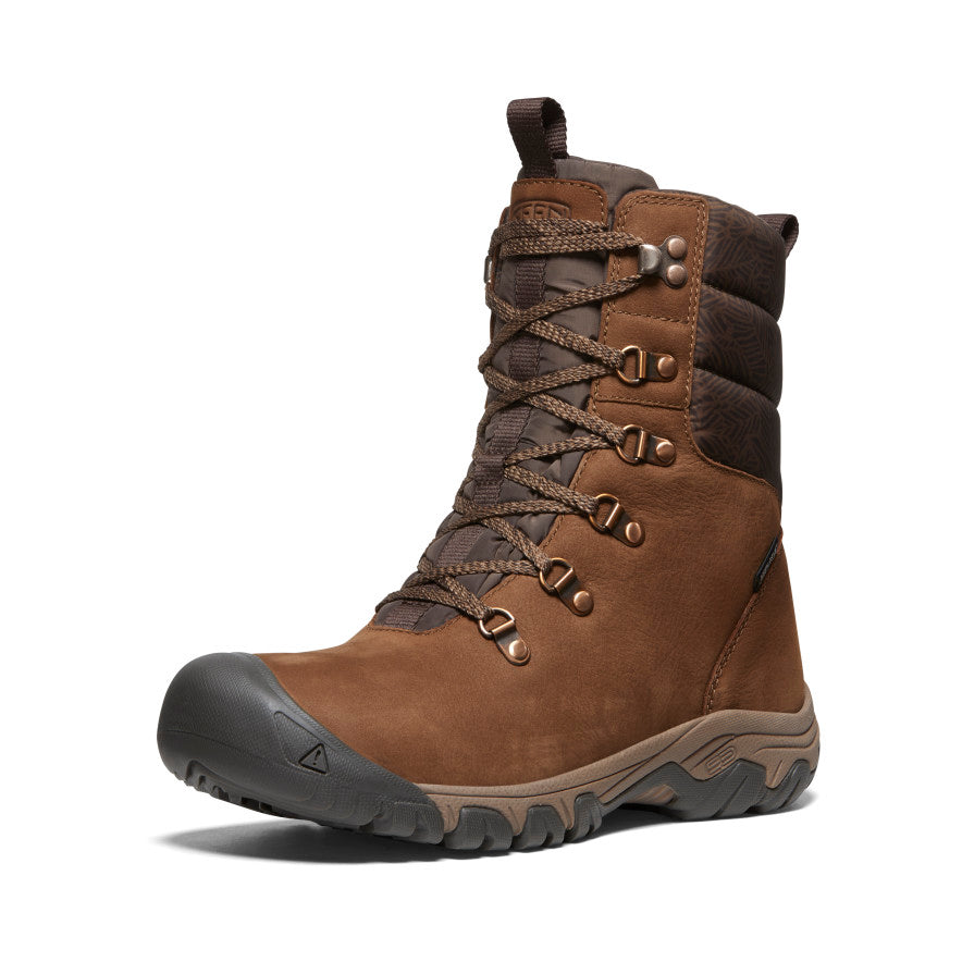 Waterproof Women's Greta Boots in Bison/Java - Stylish & Comfortable Rain & Snow Boots for Outdoor Activities, Hiking & Winter Fashion