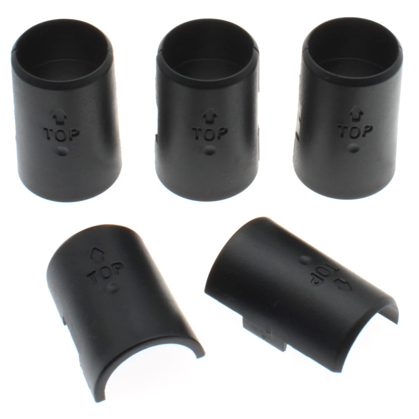 12 Pairs Black Plastic Shelf Lock Clips for 1