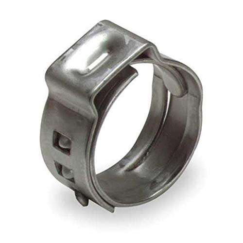 Stainless Steel Hose Clamp 1-1/4 Inch (PK100) - Heavy Duty Pipe Clamps for Automotive, Plumbing & Industrial Applications