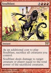 Magic: The Gathering - Soulblast Card from Champions of Kamigawa Expansion | MTG Collectible Trading Card Game for Deck Building & Strategy Battles